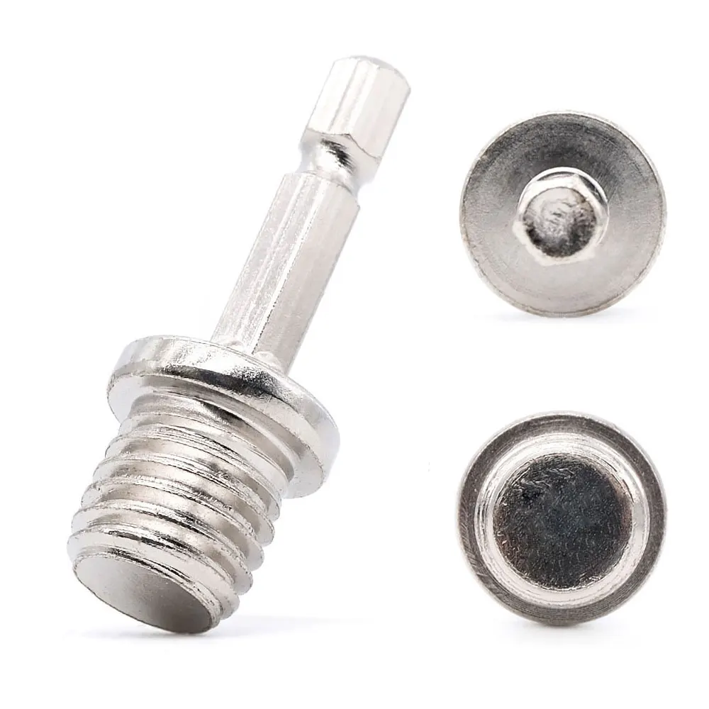 

1/4 Hexagon Connecting Rod Adapter M14 Thread Connection For Grinder And Sander Polishing Pad Drill Chuck Accessory