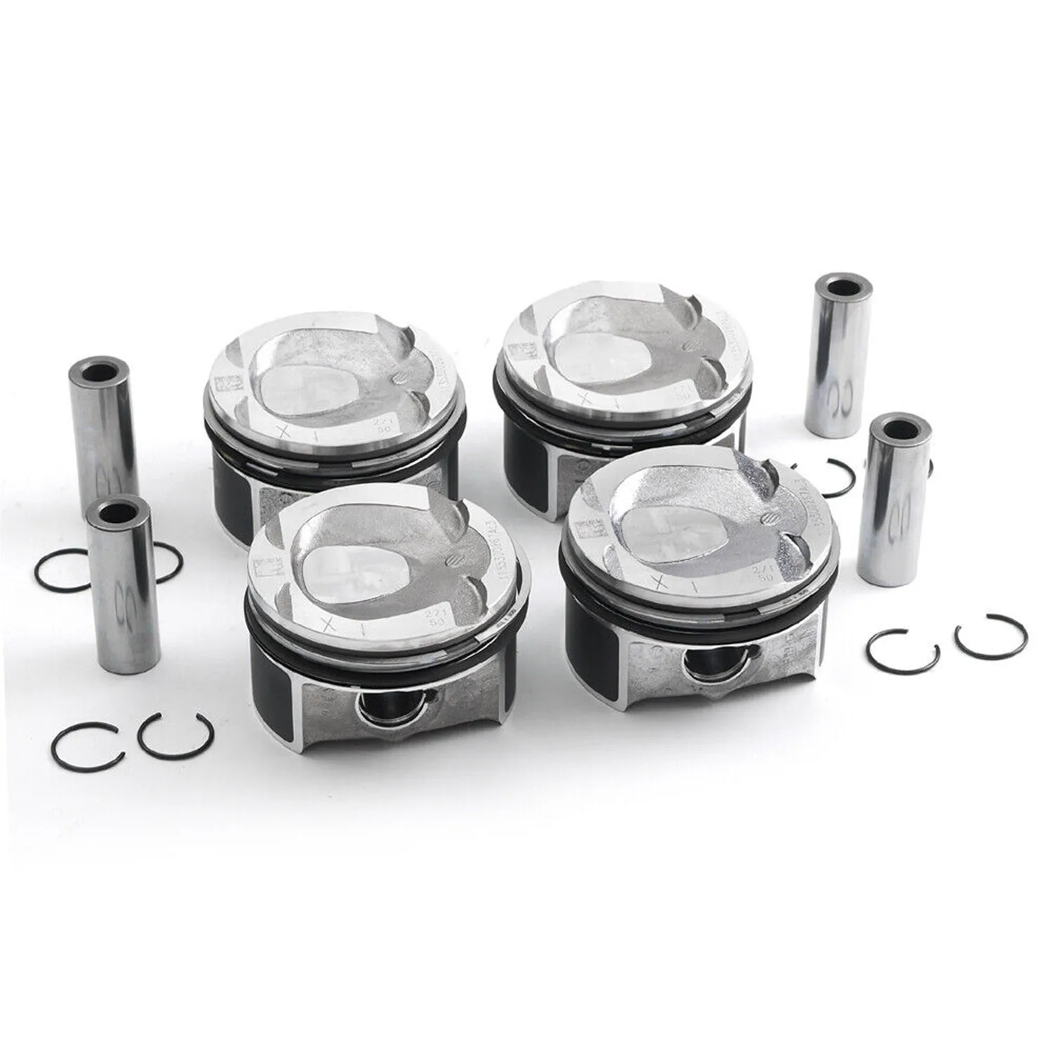 

M271 Pistons Rings Set For Mercedes-Benz W204 W212 C200 C250 E250 CGI 1.8T 2710305017 2710300324 2710306217 Engine Car Parts