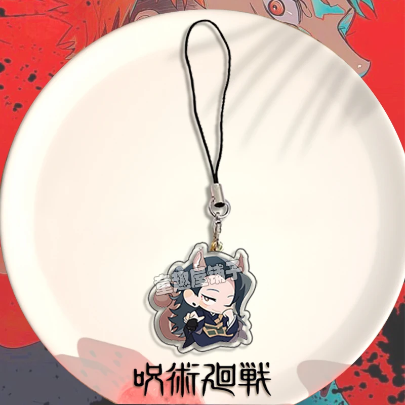 Anime Jujutsu Kaisen Satoru Gojo Inumaki Toge Cosplay Telefoon Lanyard Schooltas Is Schattige Hanger Ambitus