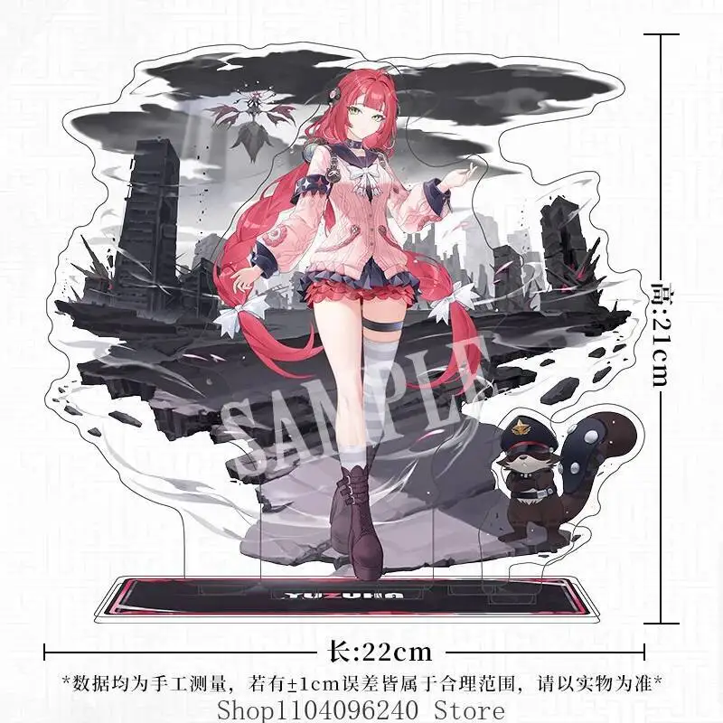 

Anime GAME Zenless Zone Zero Ukinami Yuzuha Anime Cosplay Acrylic Stand Model Plate Desk Decor Standing Sign Desktop Fans