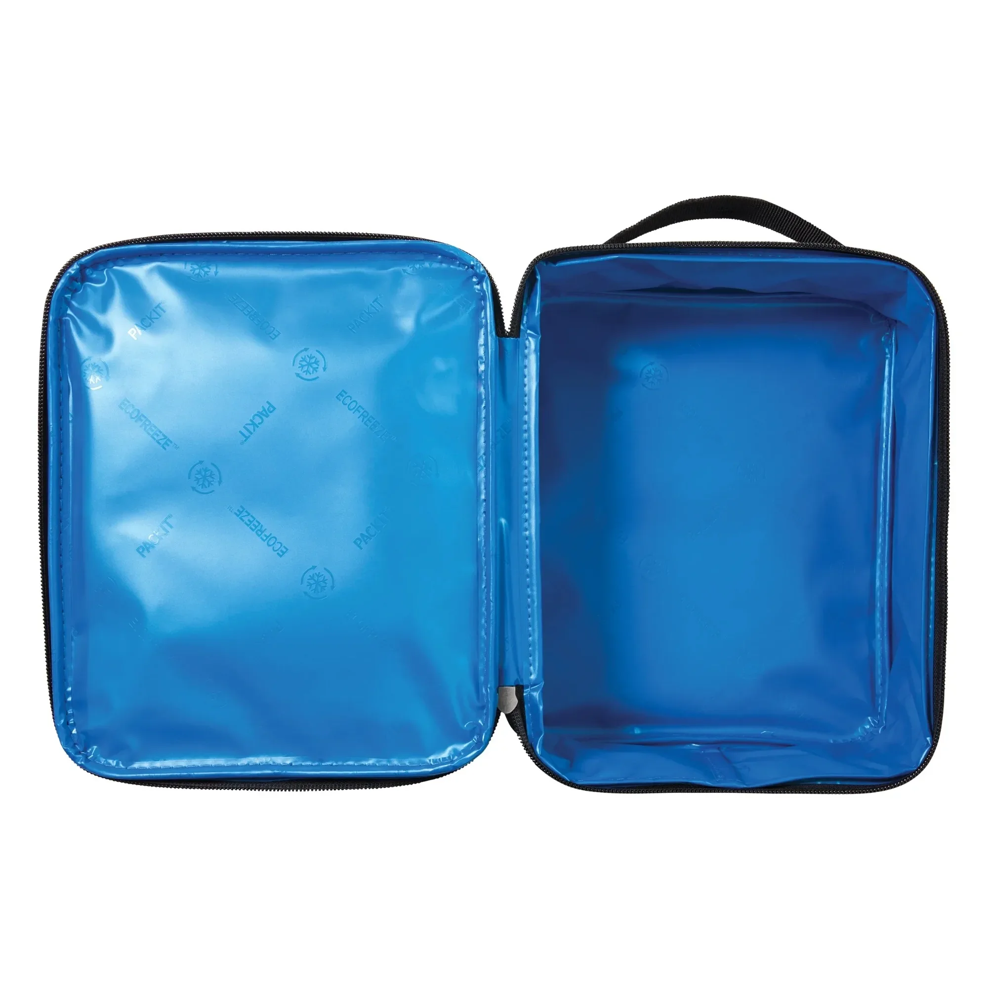 

Морозильный, многоразовый вертикальный ланч-бокс, уголь и черный