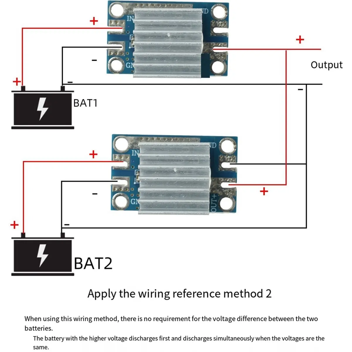 50A High-Current Module DC 4-90V Wide Voltage Input Solar Anti-Backflow Protection Board for Drone RC BEC System