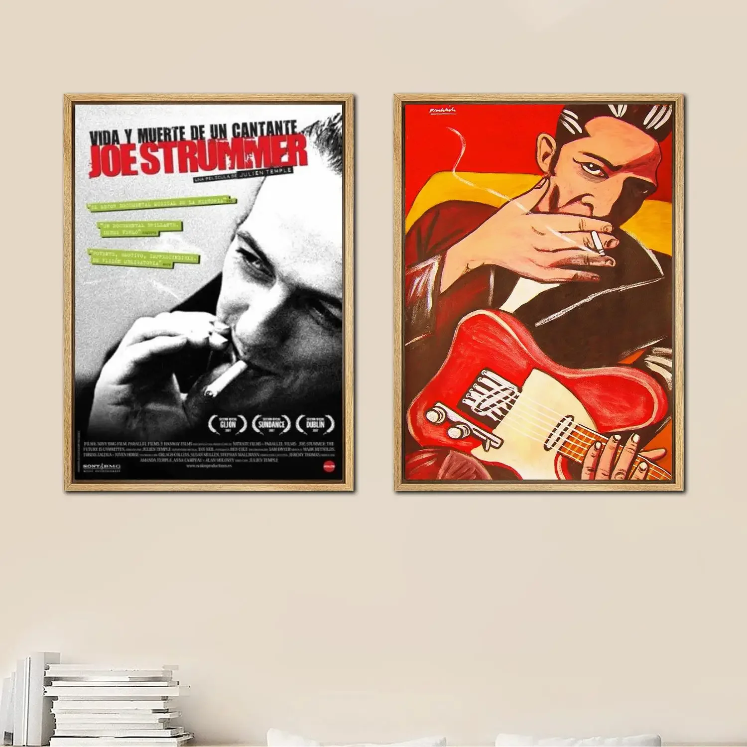 joe strummer Posters Painting 24x36 Wall Art Canvas Poster room decor Modern Family bedroom Decoration Art wall decor