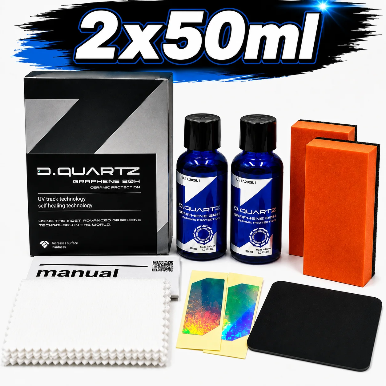 CAR Graphene Ceramic Coating 20H with Self Healing UV Track Technology Car Detailing Professionals 10+ Years of Protection
