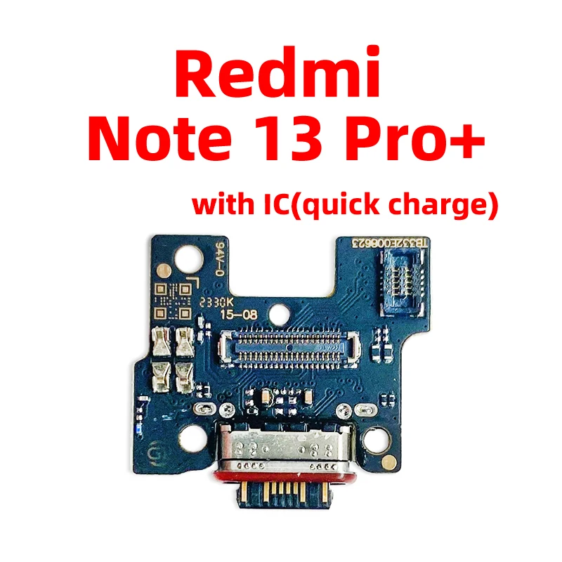 For xiaomi redmi note 13 pro plus 5G note 13 pro+ Dock Connector USB Charger Charging Port Flex Cable Board Replacement