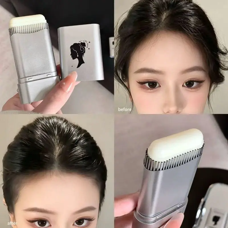 Hair Wax Stick Flyaway Tamer Non Greasy Styling Gel Stick for Frizzy Baby Hair Edge Control Portable Hair Finishing Cream