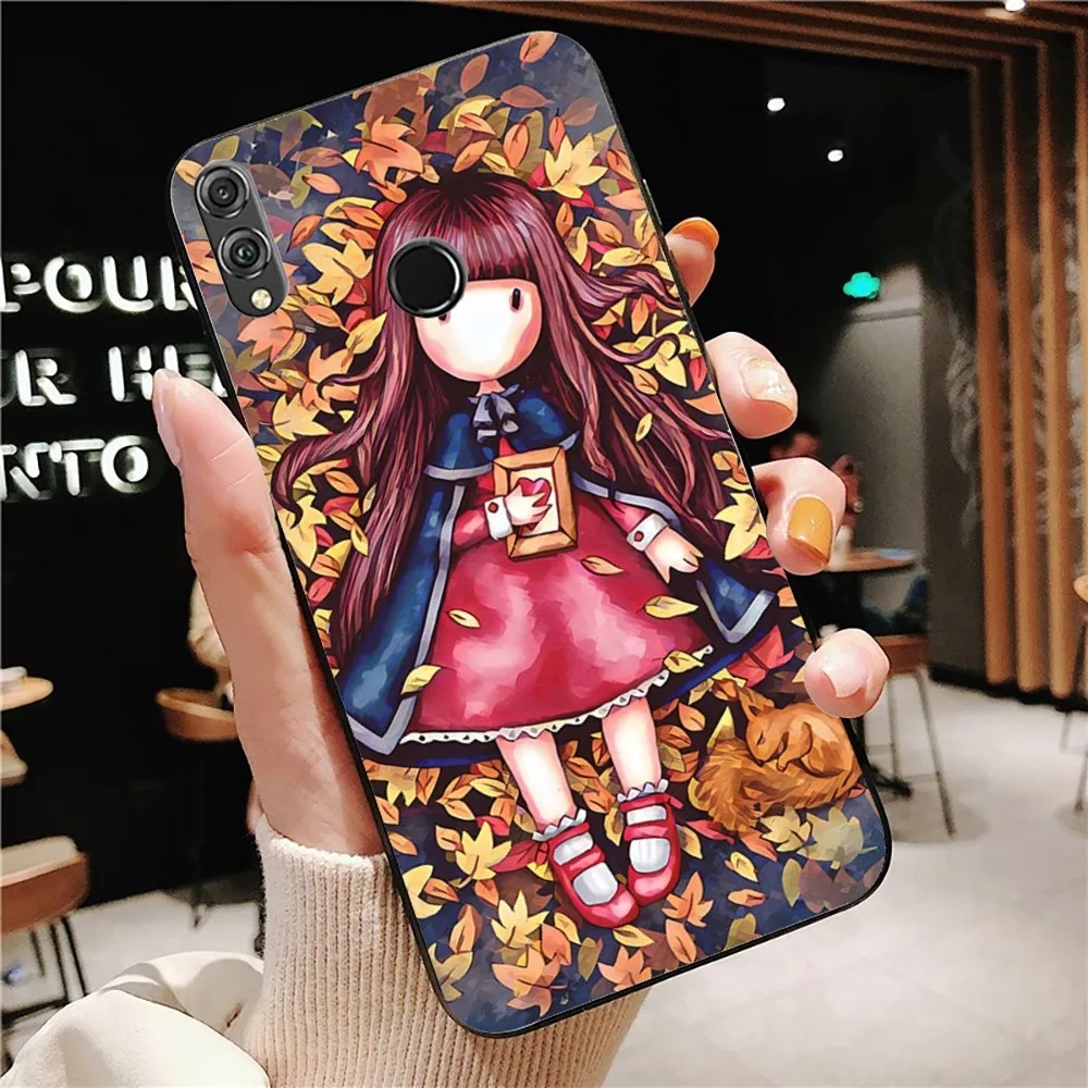 Cute Cartoon Girl Kid Santoro_gorjuss Phone Case For Huawei Honor 10 Lite 9 20 7A 9X 30 50 60 70 Pro Plus Soft Silicone Cover