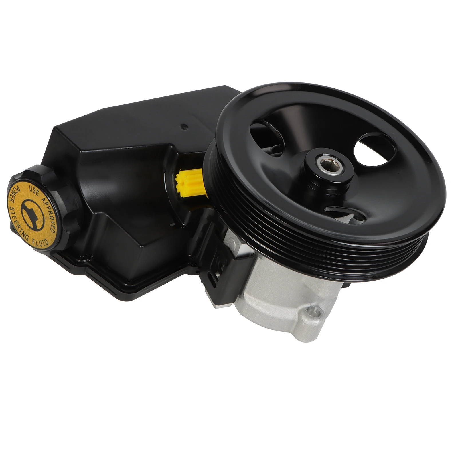 Power Steering Pump with Pulley&Reservoir For 1996-2003 Jeep Cherokee XJ Wrangler TJ L6 4.0L 20-3877152087871 52087871AB 2038771 86-00274