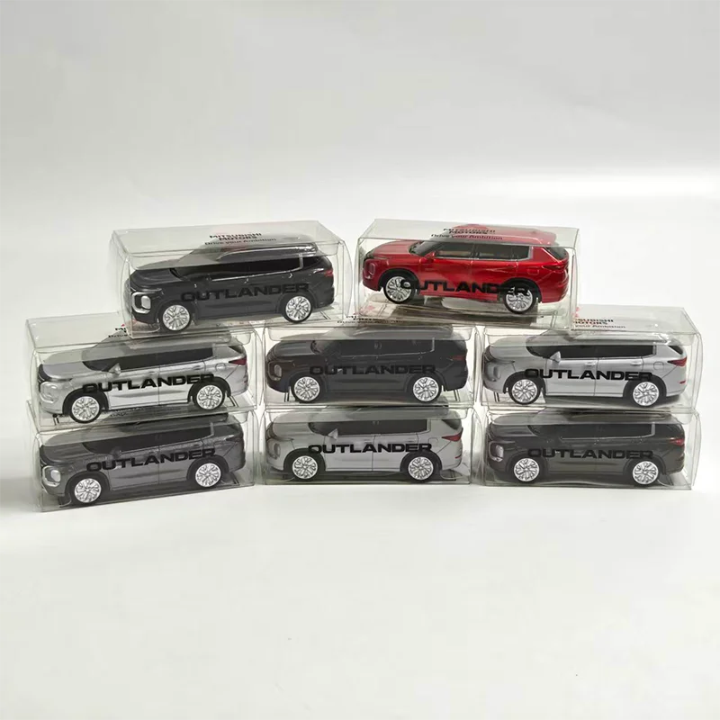 

Литой под давлением масштаб 1:64 Outlander 2023, внедорожник, сплав, имитация модели автомобиля, статическая коллекция, украшенная игрушка в подарок на праздник