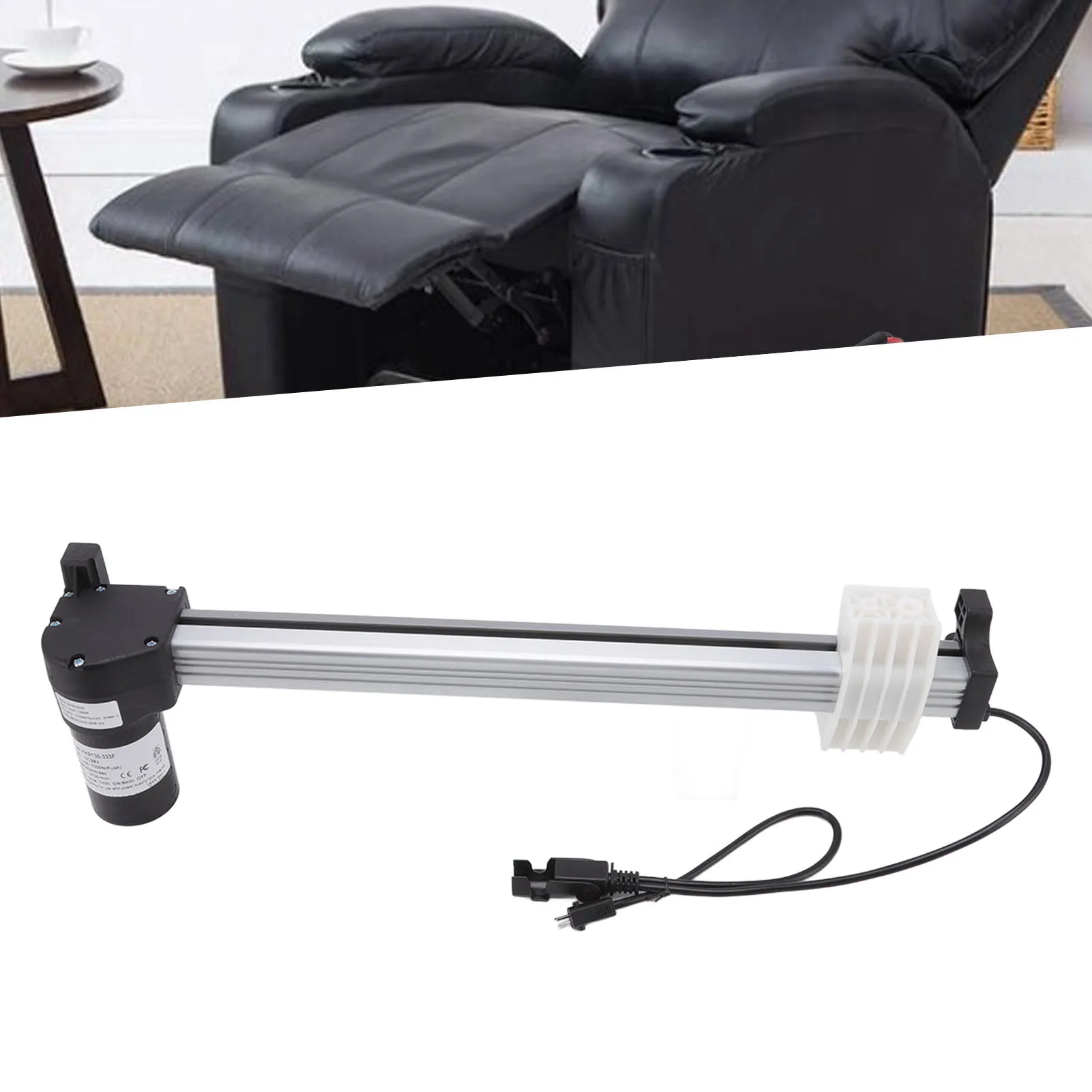 

Power Recliner Sofa Motor Actuator 333mm Stroke 1000N Thrust DC29V for Lift Chairs & Massage Sofas