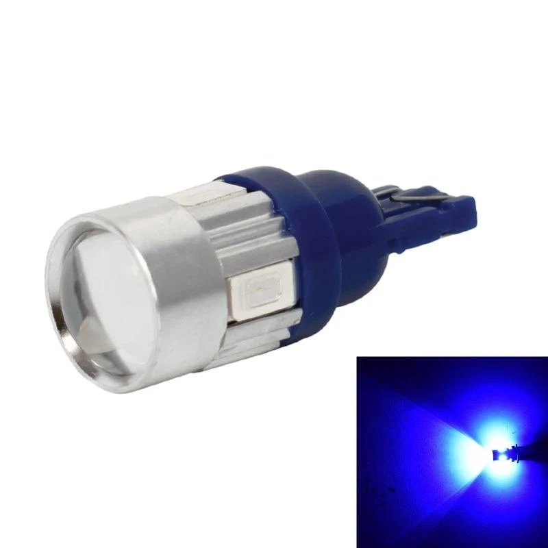 

2025 New 10Pcs T10 5630 6SMD Led Dashboard Gauge Car SpeedoInstrument Light Bulbs12V