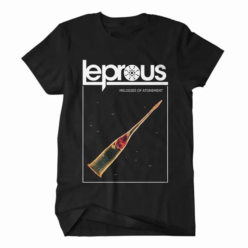 Rare Leprous Melodies Of Atonement Cotton Black All Size T Shirt For Men Ag394