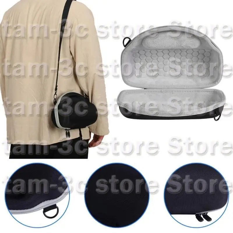 D0UA 내구성 EVA 충전을위한 EVA 여행 케이스 6 스피커 보호 쉘 파우치 백