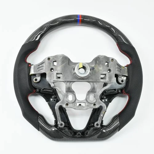 

YTcarbon Modify Car accessories Carbon interior kits volant Carbon Fiber Steering wheel for G90