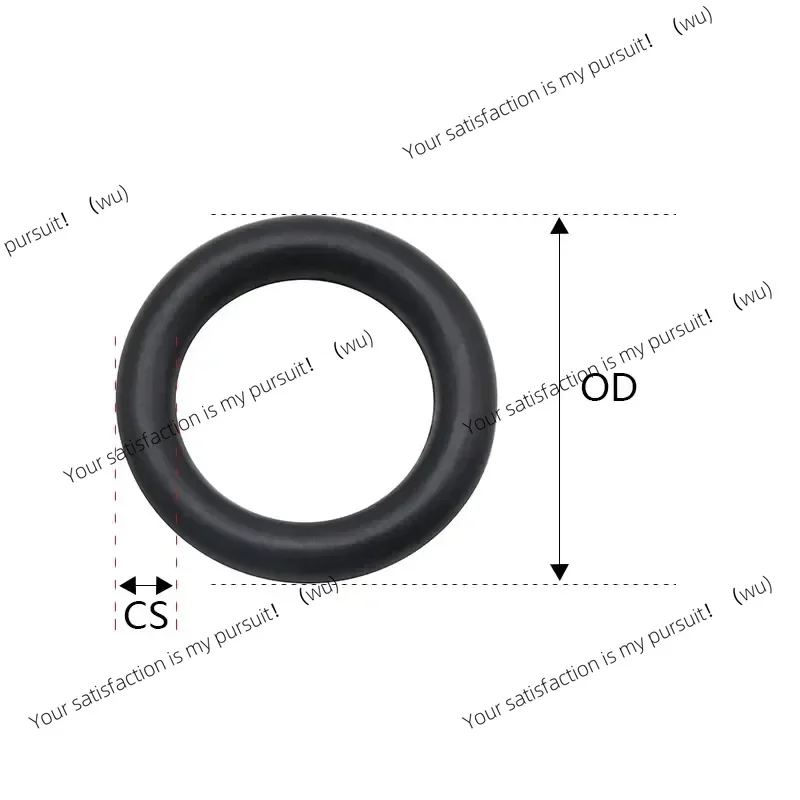 Nitrile Rubber O-Rings CS1mm~4mm OD4mm~30mm Oil and Wear Oring Metric Sealing NBR Gasket Automotive Machine Plumbing Waterproof