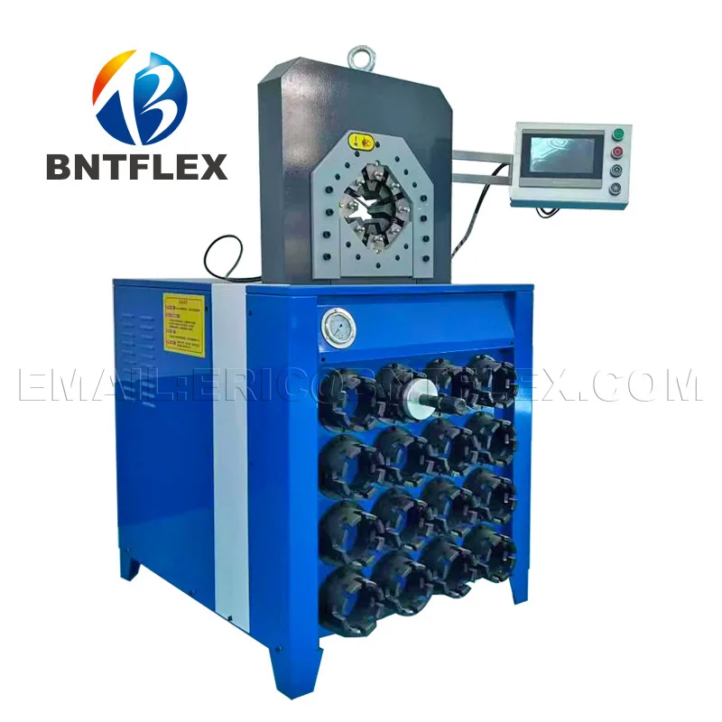 Customized 2 Inch 6-Wire BNT50S Hydraulic Hose Crimping Machine Super Thin Body with 13 Sets of Dies for Body Repair Tool