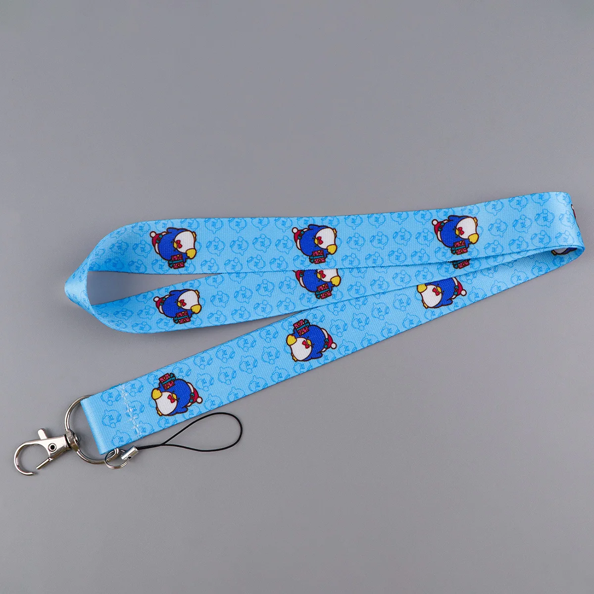 Cute Penguin Cartoon Neck Strap Lanyards for Key ID Card Gym Cell Phone Strap USB Badge Holder Rope Pendant Key Chain Gift