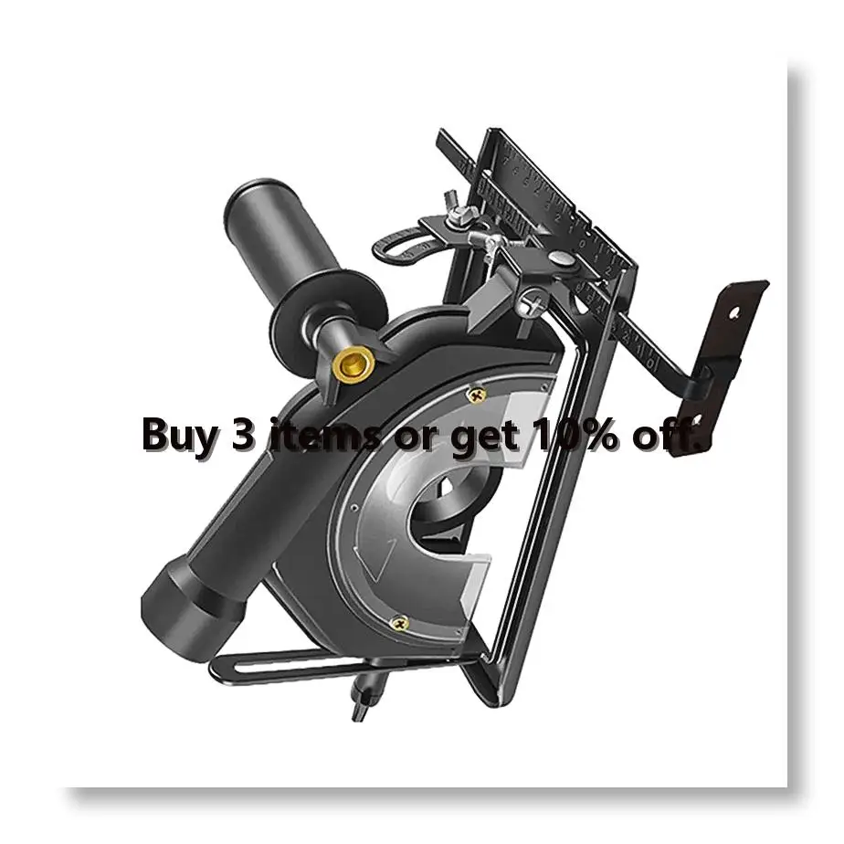 ●Hand Angle Grinder Converter to Cutter Base Bracket 0-40mm Depth Slotting Stand Tools for 100-125MM Angle Grinder