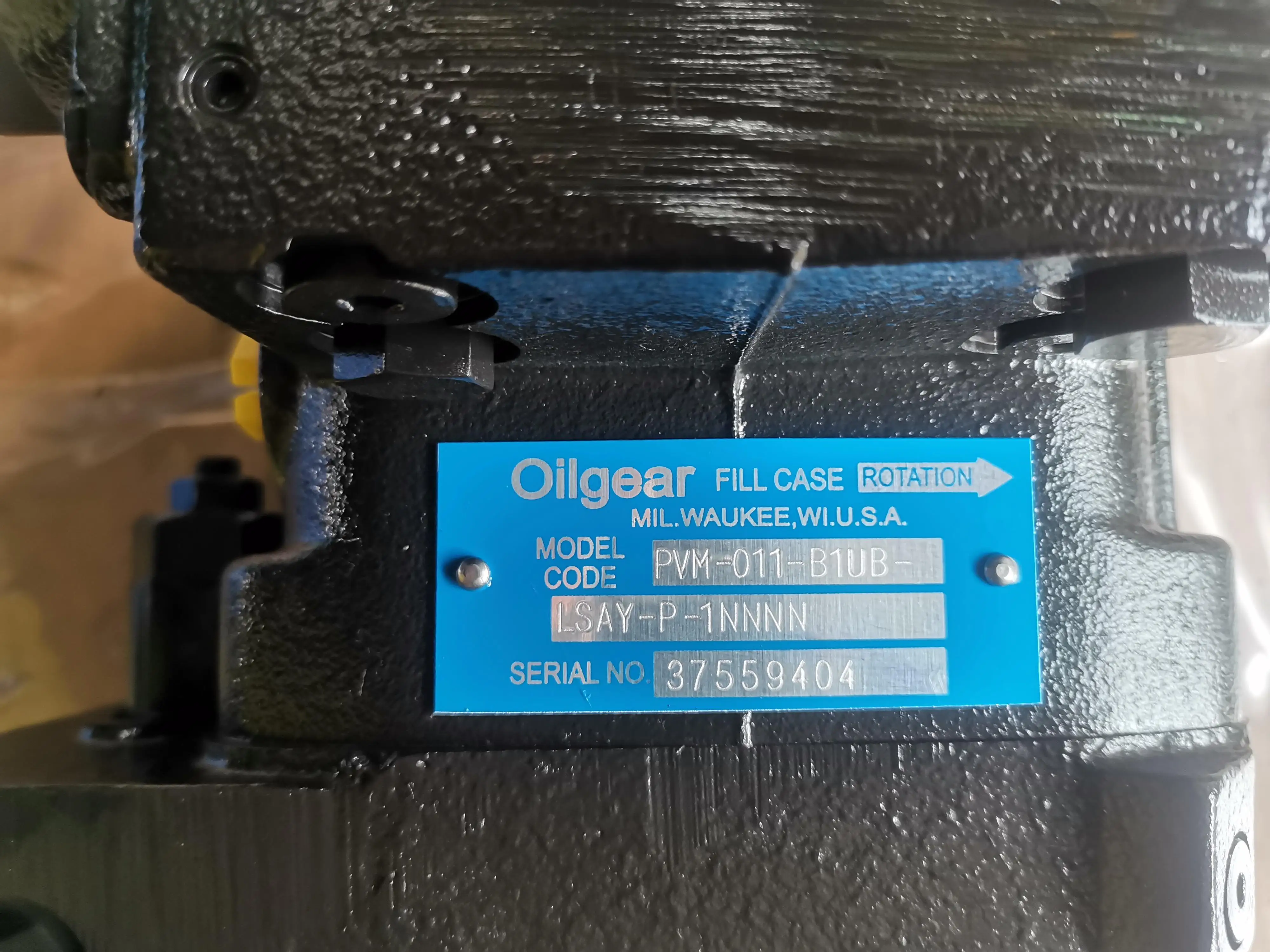 Oilgear FILL CASE ROTATION PVM PVM-011-B1UB-LSAY-P-1NNNN 37559404 Hydraulic Pump PVM-011 PVM-014 PVM-022 PVM-025 PVM-034