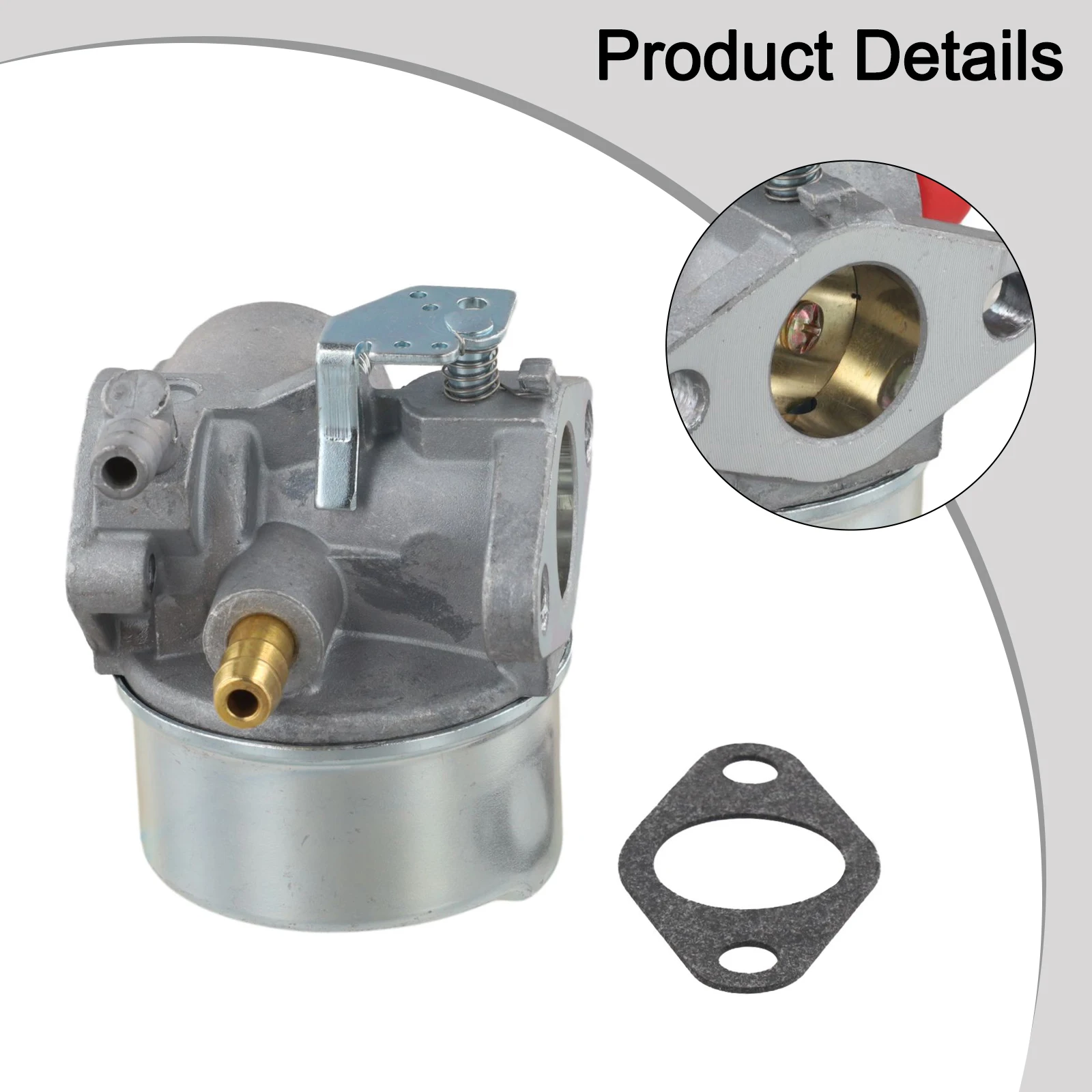640025 Carburetor For Tecumseh 640017 640104 OHH45 OHH50 4.5HP To 6.5HP Engine Lawn Mower Snow Blower Carburetor Gasket