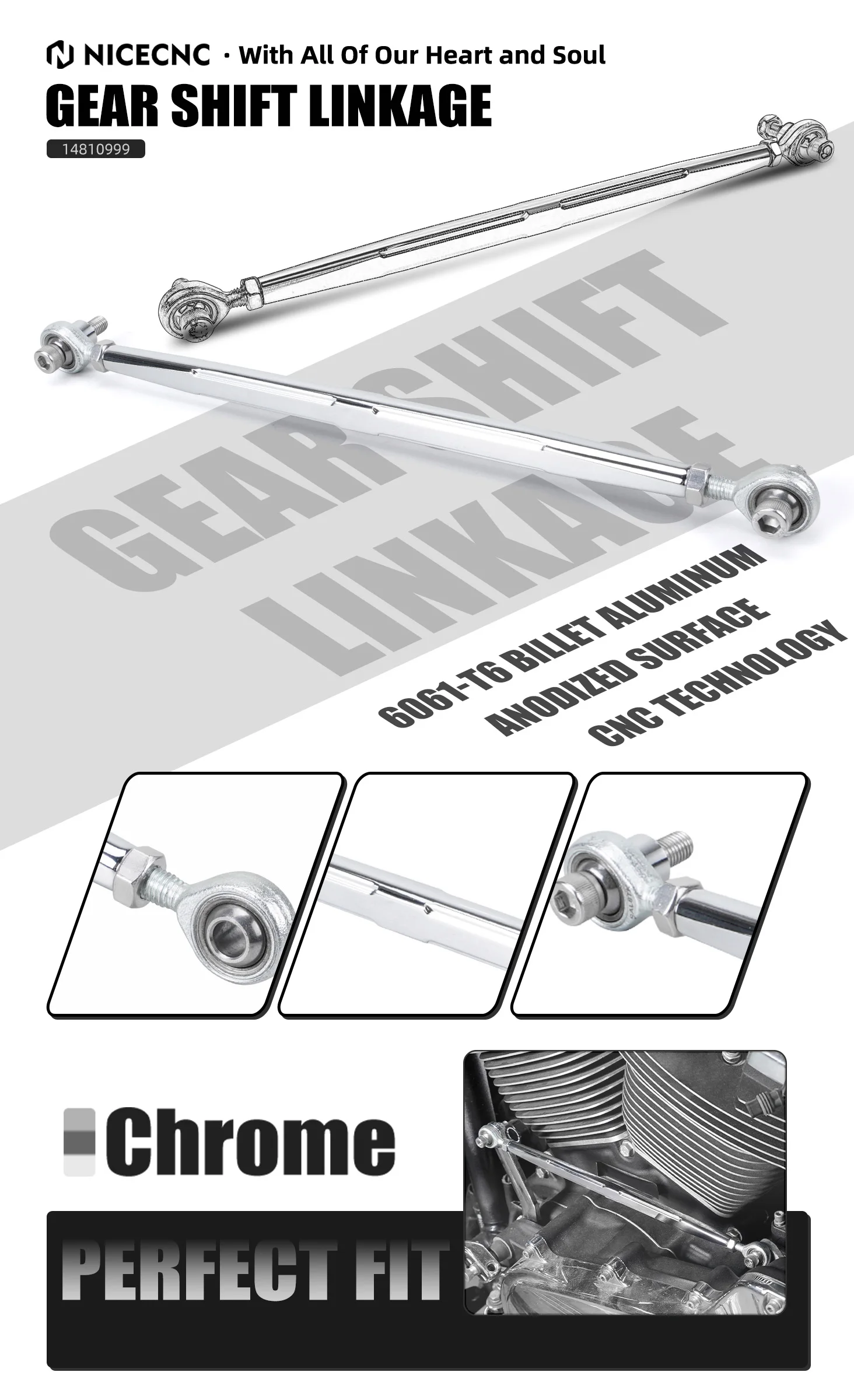Für Harley Street Glide FLHX 2006–2023 Schaltstange Schaltgestänge Road King FLHR Road Glide FLTRX Fat Boy FLFBS 114 Deluxe – Detail 20