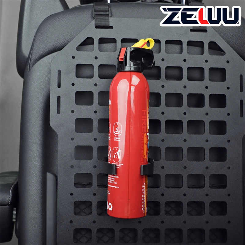 Vehicle Adjustable Bottle Cage Car Bottle Holder Portable Adjustable Tactical Molle Panel For Fire Extinguisher Cup