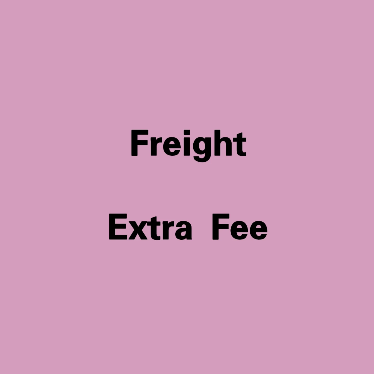 

Freight surcharge