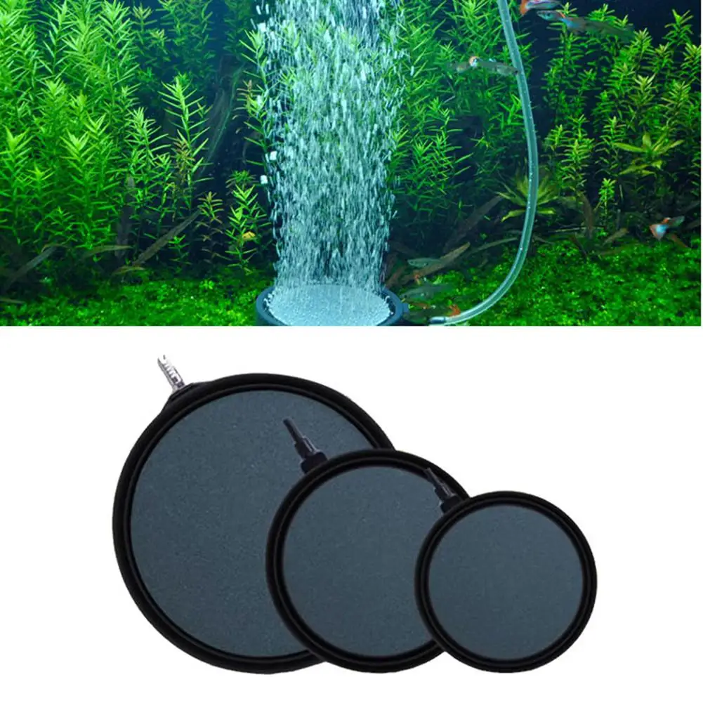 Bubble Disk Air Stone Aerator สำหรับ Aquarium Fish Tank ถังออกซิเจนปั๊มอุปกรณ์เสริม