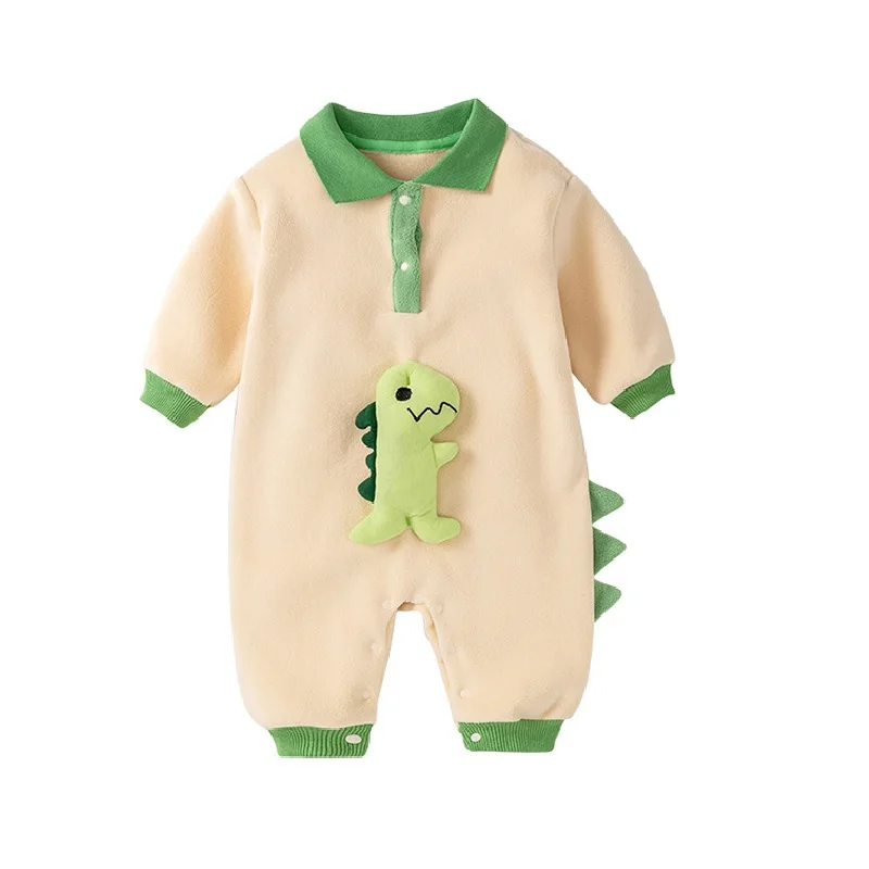 

Vlinder Baby Boy Clothes Baby Rompers Long Sleeve Jumpsuits With Cute Dragon Spring Autumn Climbing suit Infant Clothes 6M~24M