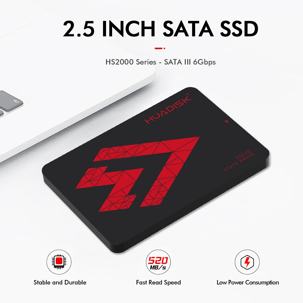HUADISK Sata3 SSD Drive 2.5 Internal Ssd Hard Drives 128GB 256GB 512GB 1TB 2TB Solid State Drive For Laptop PC Desktop