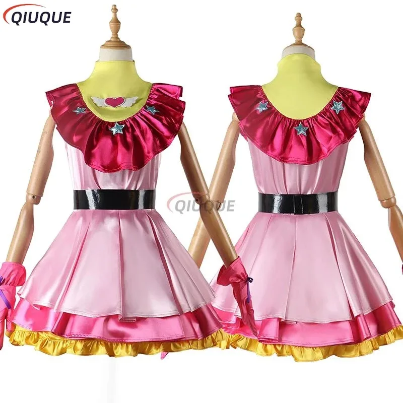 

2025 11 Kids Adult Anime Oshi No Ko Hoshino Ai Cosplay Costume Women Girls Uniform Wig Halloween Role Play Outfit Cute Girl Loli