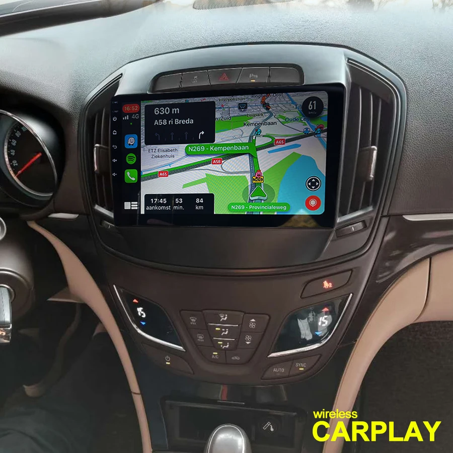 Wireless CarPlay AI Voice Android 13 Car Radio Stereo GPS For Opel Insignia 2014 2015 Buick Regal Stereo Multimedia Video Player