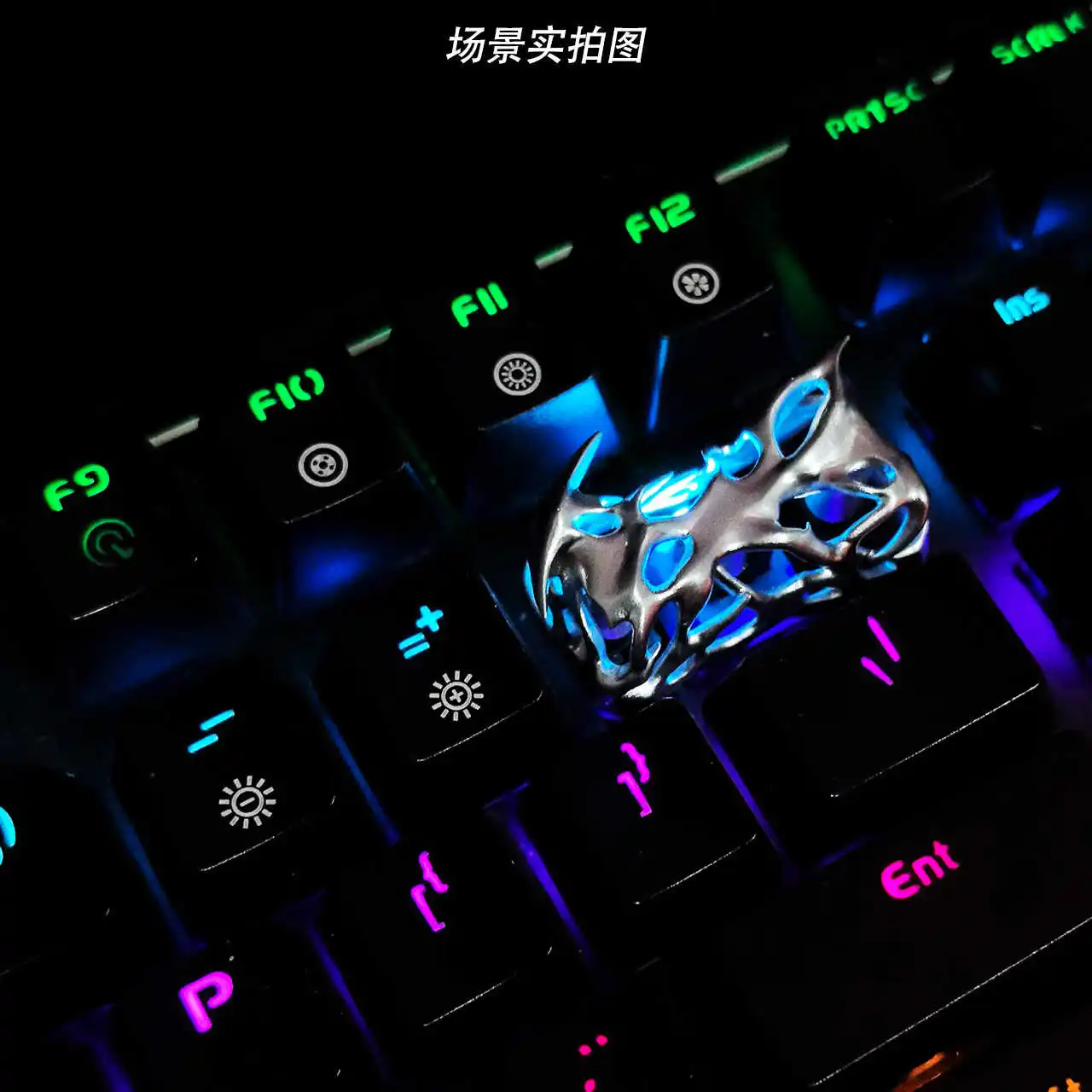 

1pc Hollowed-out Delete/Backspace Resin Keycaps Minimalist Design Keycap For Mechanical Keyboard Decor