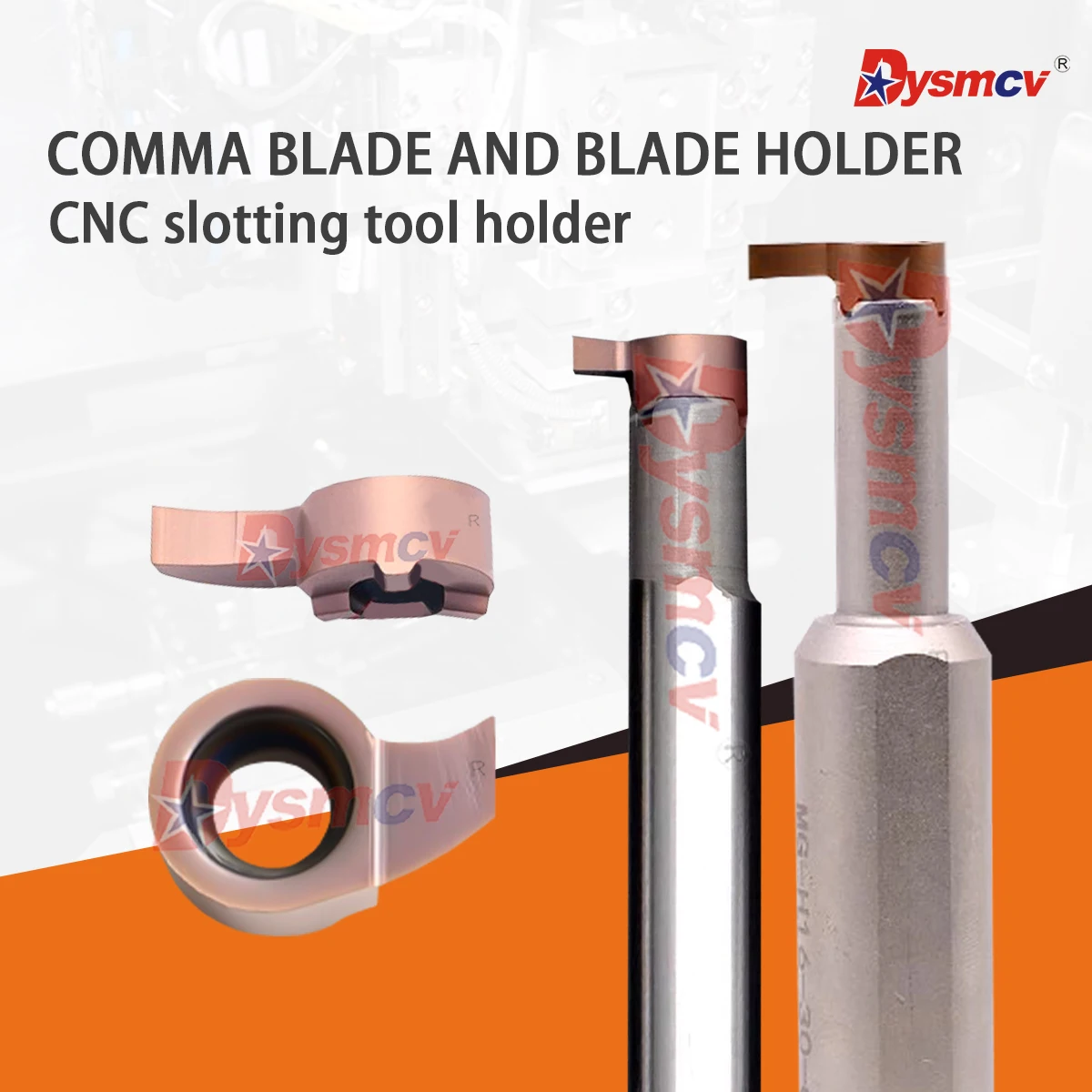 05GR100-2.3D08 Comma Blade MG-H12/14/16-09R MG-H14M-MB09R CNC Lathe Comma Slot Knife Holder Small Hole Internal Groove Knife Bar