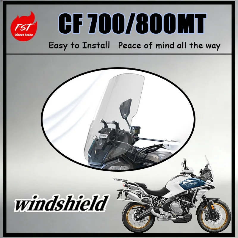 FOR Aerodynamic Water Bird Outline Wind Deflector for 700MT 800/1000MTX with Nano Anti-Glare Layer Clear Driving Sight Suppress