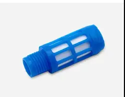 Pneumaticmuffler 1/8 1/4 3/8 1/2 3/4 blue plastic muffler PSL-01/02/03/04/06 1 inch