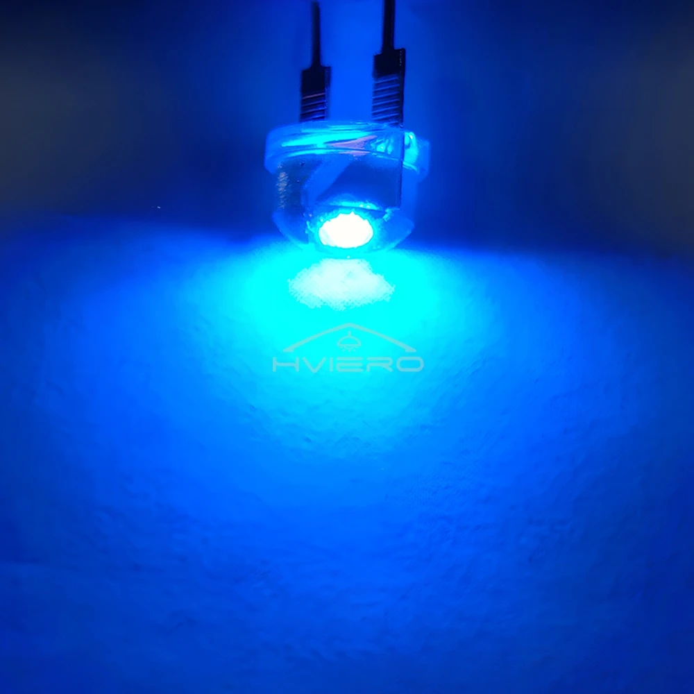 50Pcs 8mm Super Bright Diode Led Lamp Bead LED Power Bulb White Red Yellow Blue Green Emitting Light Decoration Atmosphere Neon