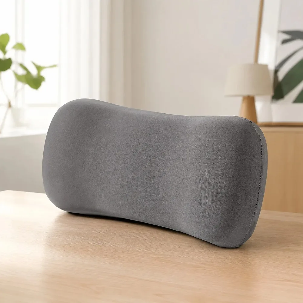 Portable Memory Foam Pillow for Single Person Nap, Large Size Office Break Neck Support Travel Business Outdoor Cushion