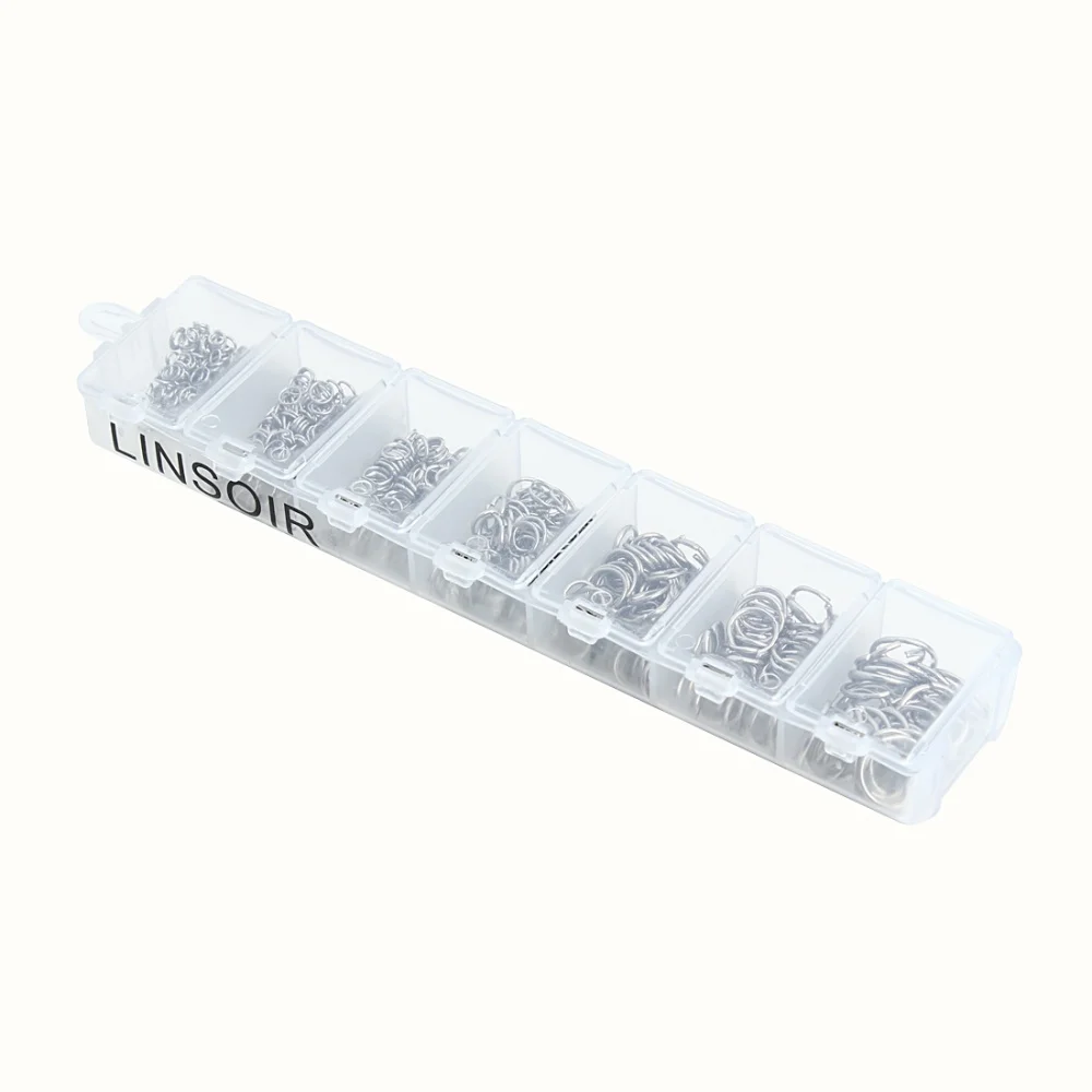 1Box 3-10mm Stainless Steel Open Jump Rings Split Rings Link Loop Connectors For DIY Jewelry Making Crafts Necklace Accessories image 5