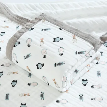 Ręcznik kąpielowy dla dzieci czysta bawełna gaza kąpielowa dla nowonarodzonych dziewczynek chłopcy przewijają koc do spania małymi otworkami wentylacyjnymi kondycję pościeli