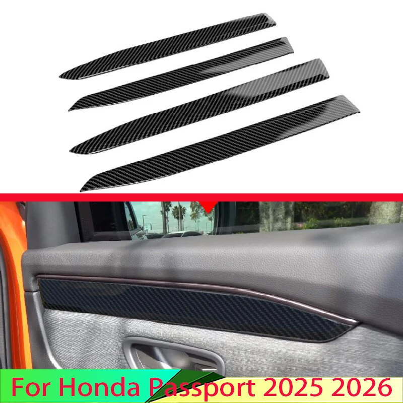 Car Accessories ABS Car Inside Door Garnish Body Trim Accent Molding Cover Bezel Styling Protector For Honda Passport 2025 2026