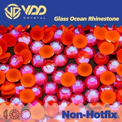 VDD SS6-SS30 310 D Red Orange Glass Rhinestones Crystal Flatback Glitter Strass Stone For Nail Art DIY Crafts Accessories