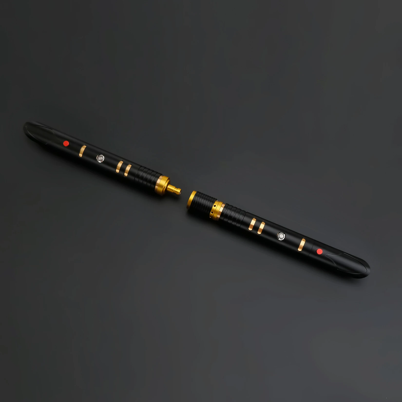 TXQSTUDIO-sable de luz Tempio RGB, gesto de duelo pesado, encendido, empuñadura de Metal, espadas de NeoPixel de oscilación suave para juguetes de Cosplay para adultos