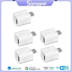 SONOFF Micro 5V USB Adapter Wifi Socket Smart Timing Charge Plug EWelink App Control Work With Alexa Google Alice Home Assistant