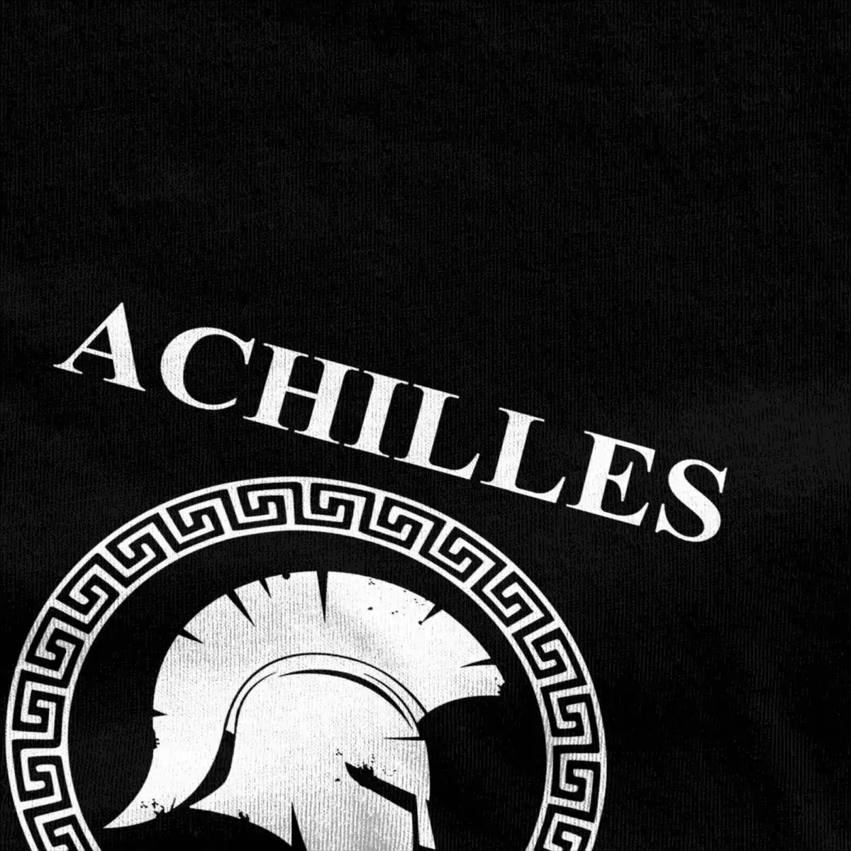 Men's Achilles T-Shirts Greek  Pure Cotton Tees Summer Y2K Casual Short Sleeve T-Shirt Crewneck Fashion Design Tee Shirt