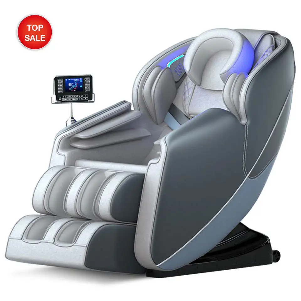 Modern PU Leather Massage Chair With 4D Massages And Zero Gravity For Home Office Relaxation