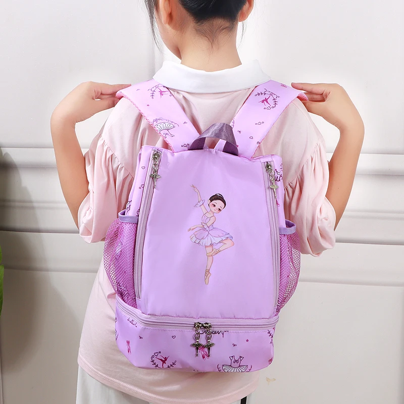 

Рюкзак для балета с двойными лямками, с отдельными отделениями для обуви