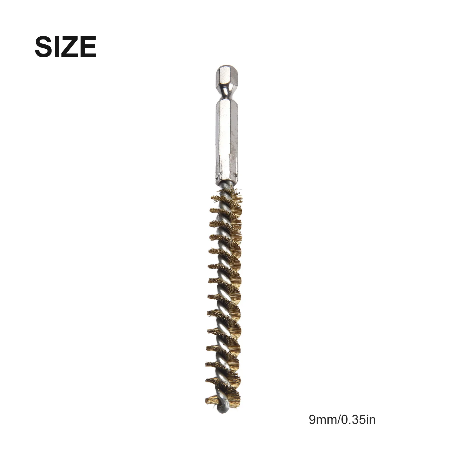 9-25mm macchina per tubi metallici pulizia spazzola in ottone detergente per ruggine lavaggio lucidatura casa accessori di ricambio per utensili elettrici fai da te