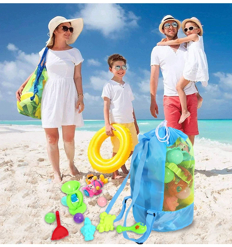 

New Outdoor Beach Bag Beach Toy Storage Bag Swimwear and Miscellaneous Storage Bag Shoulder Strap Storage Bag Tours