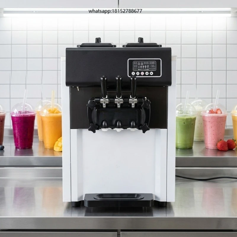 Fully Automatic Eco-Friendly Low Noise Commercial Soft Ice Cream Machine